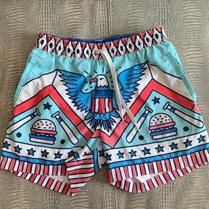 Chubbies patriotic swim trunks S